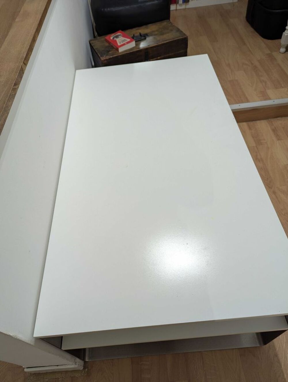 Table de salon moderne blanche Meubles