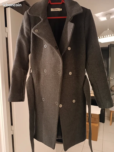 Manteau demi long Naf naf 40 La Turballe (44)