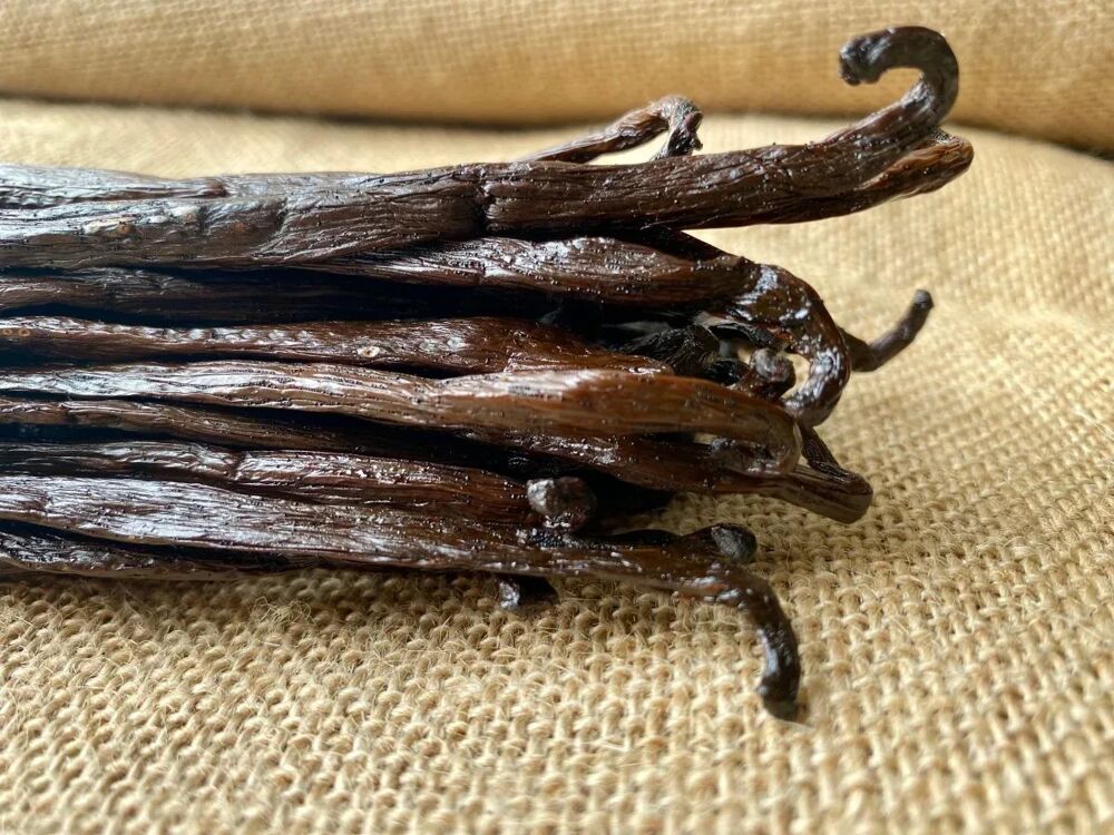 Gousses de Vanille Bourbon d'Exception - Fra&icirc;ches, Souples Cuisine