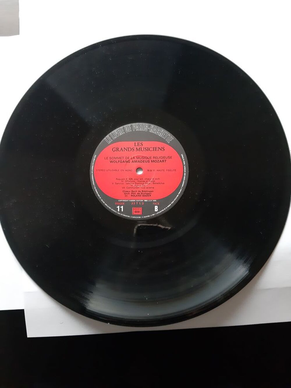 Coffret de 12 disques st&eacute;r&eacute;o 33 tours - 3 kgs CD et vinyles