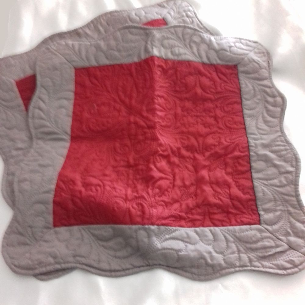 2 Housses coussins boutis - Couleur Montagne - 45X45cm- Neuf Décoration