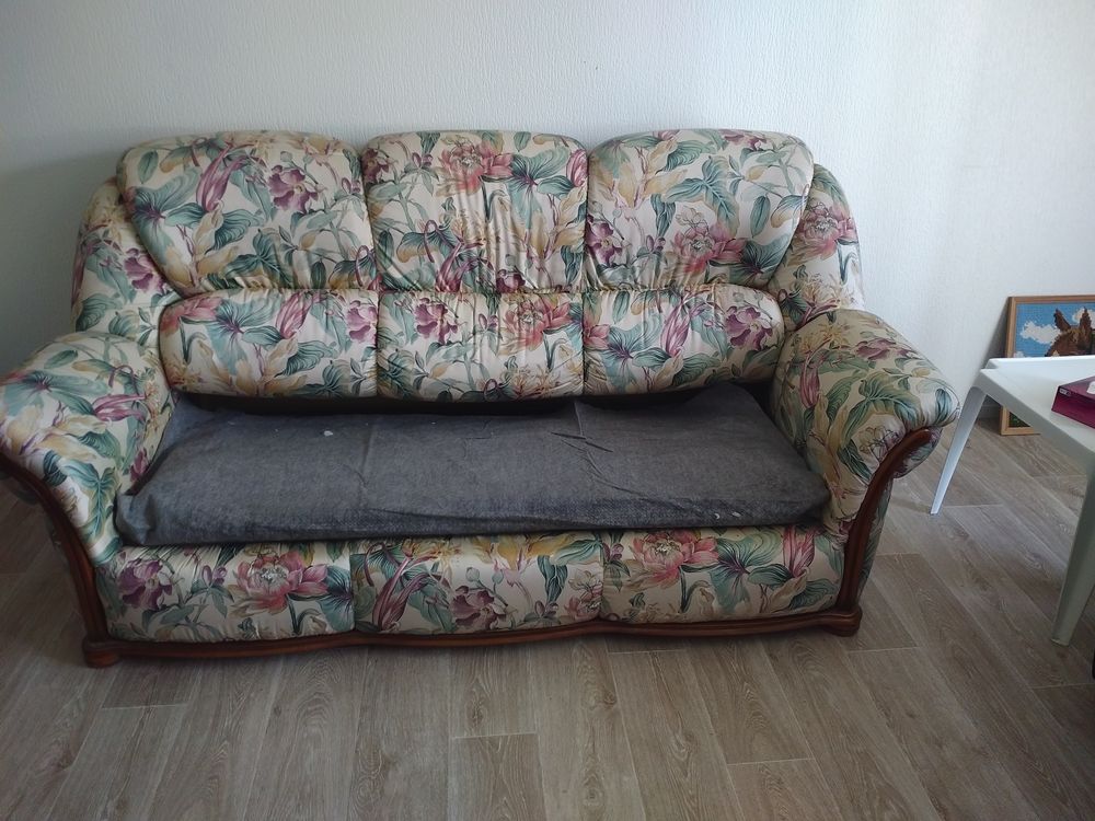 Canap&eacute; Floral Confortable Meubles