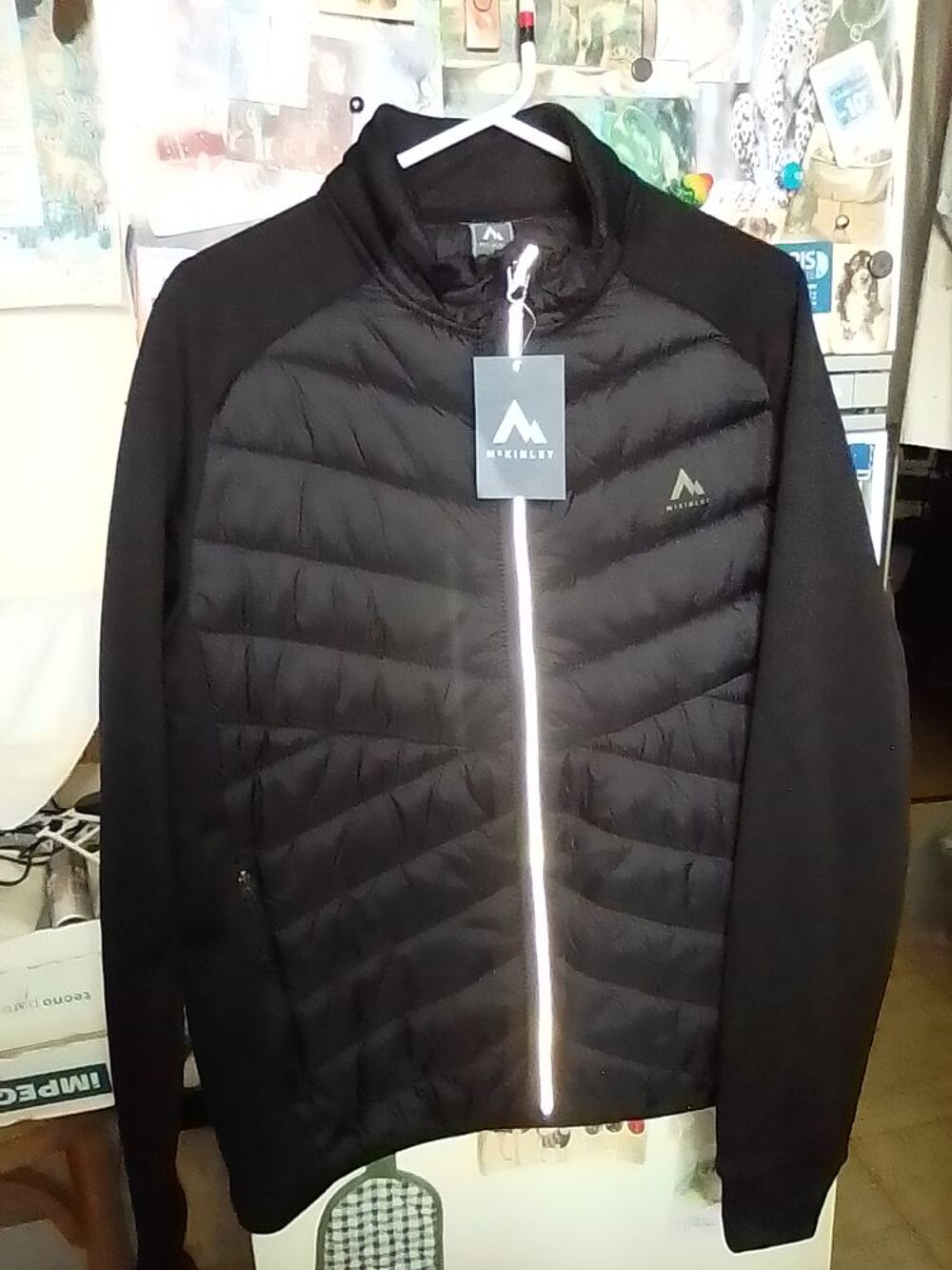 BLOUSON GILET CHAUD, DOUX ET TR&Egrave;S L&Eacute;GER MAC KINLEY NEUF V�tements
