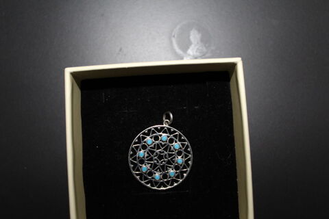 Pendentif argent /turquoise 18 Gaillac (81)