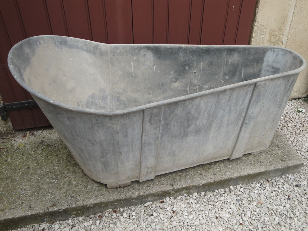 Baignoire en zinc du XIX &egrave;me si&egrave;cle 