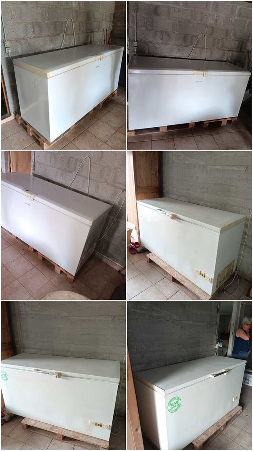 2 Cong&eacute;lateur Bahut Brandt 424/L /Vestfrost 492/L Fonction rapide Pourvoir 30/40kg/24h Electroménager