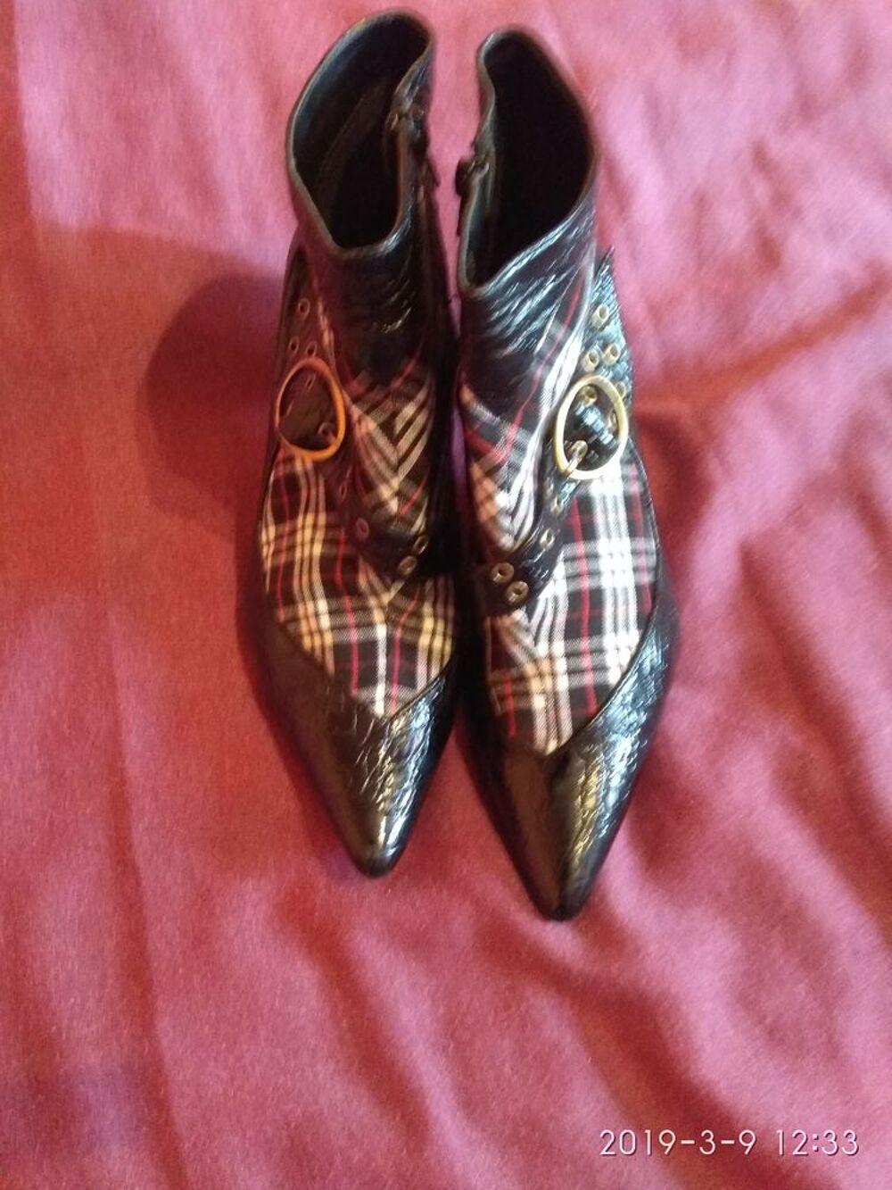 Bottines style &eacute;cossais Chaussures