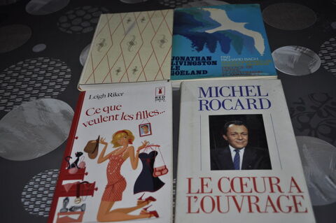 Lot de livres avec entre autres  Michel Rocard  5 Perreuil (71)