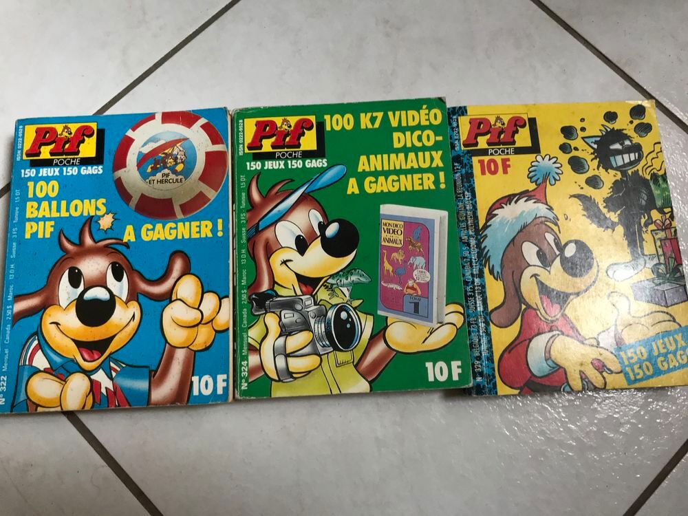 PIF POCHE &amp; PLACID &amp; MUZO COUV CARTONNEE "VINTAGE" Livres et BD