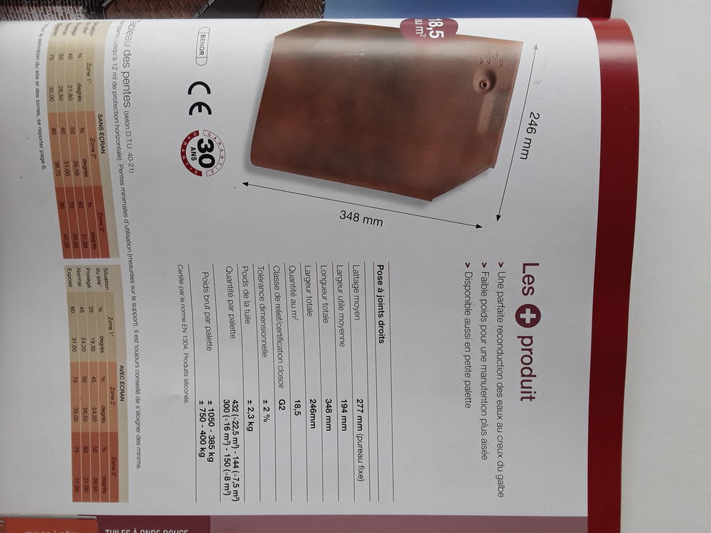 TUILES FLAMANDES Bricolage