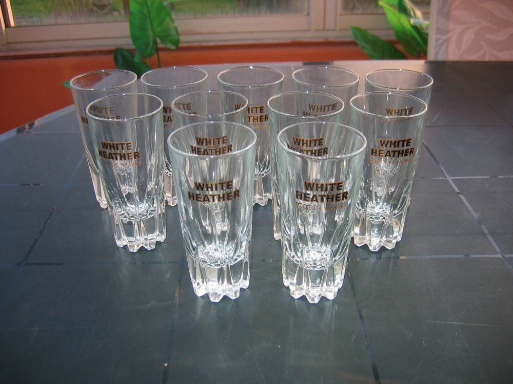 Verres Whisky White Heather Décoration