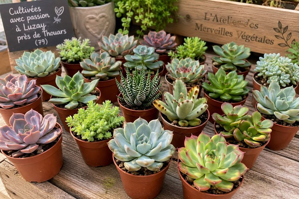 Mini plantes succulentes disponibles par lots : 10, 20, 50.. Jardin
