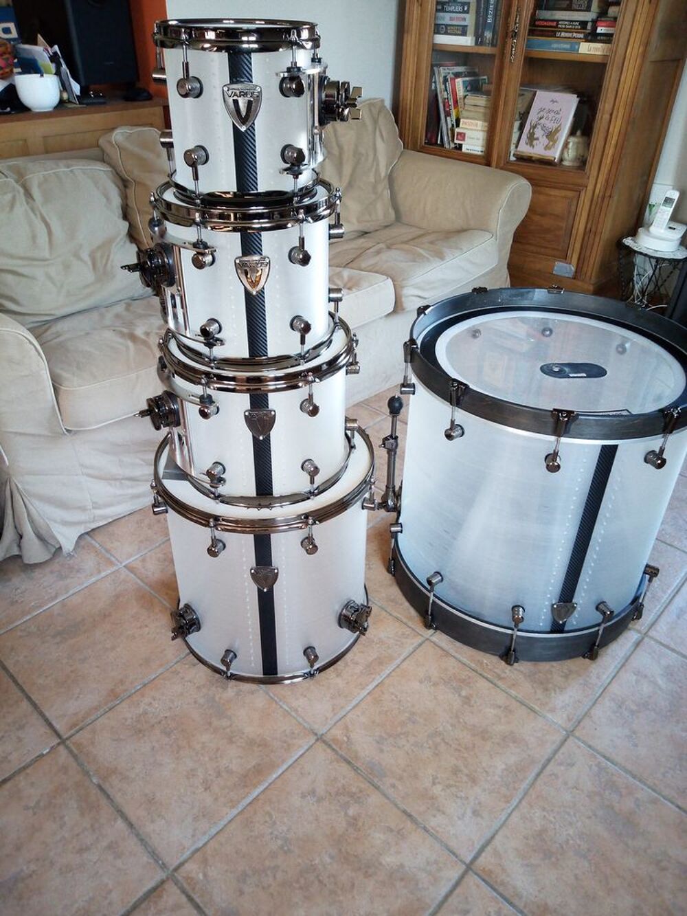 Batterie Varus Acrylic Frost Instruments de musique