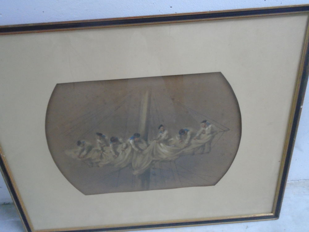 gravure s/ verre marin dans les voiles Décoration
