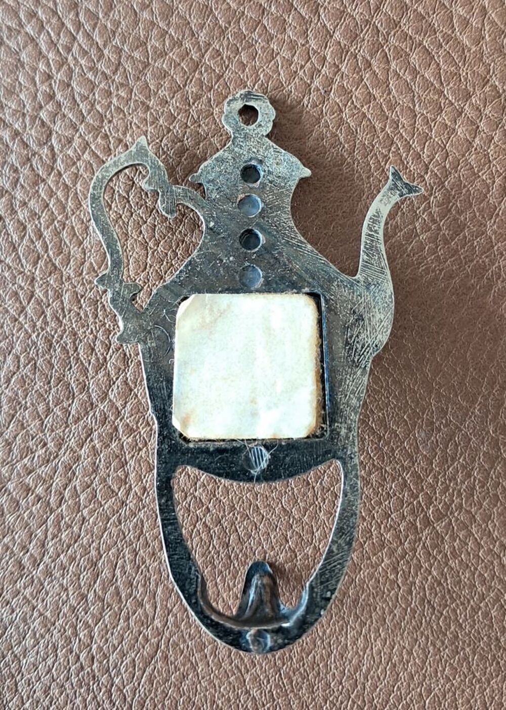 lot de 2 attaches torchon en m&eacute;tal moulin &agrave; caf&eacute; cafeti&egrave;re Décoration