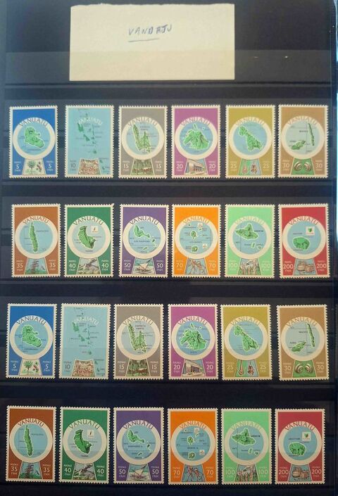 S�rie de timbres de collection de Vanuatu 50 Gap (05)