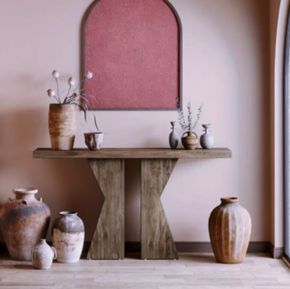 Console en V bois massif ? Silhouette originale &amp; minimalism Meubles
