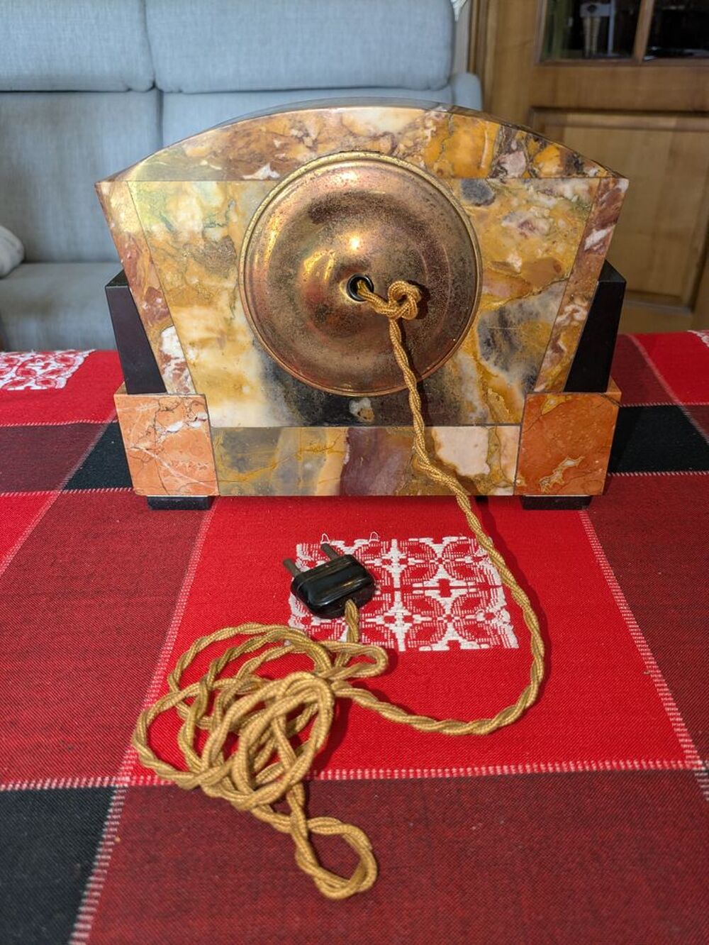 Pendule pendulette en marbre (ancienne) Décoration