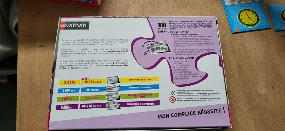 Puzzle Minnie Disney 100 pi&egrave;ces Nathan Jeux / jouets