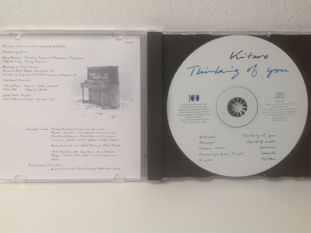 KITARO THINKING OF YOU CD Envoi Possible
CD et vinyles