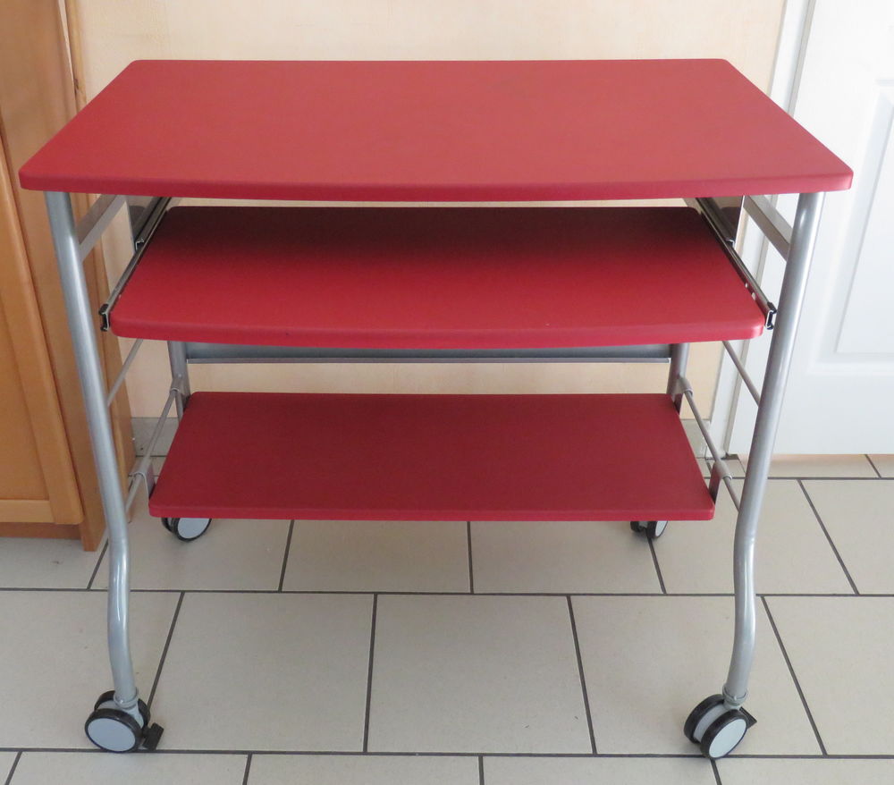 Bureau informatique rouge Meubles