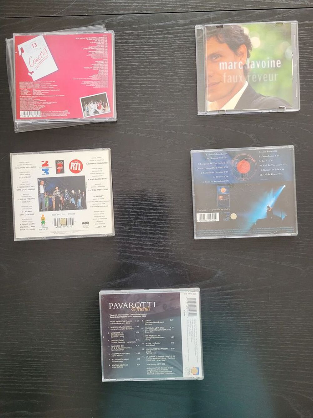 Lot de 5 CD originaux ? Tr&egrave;s bon &eacute;tat CD et vinyles
