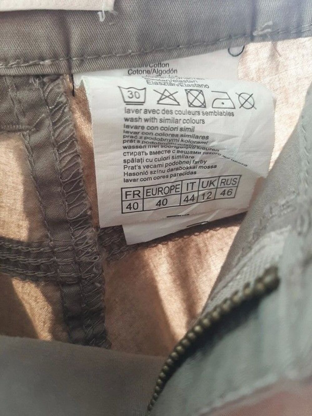 Pantacourt femme Taille 40 Vêtements