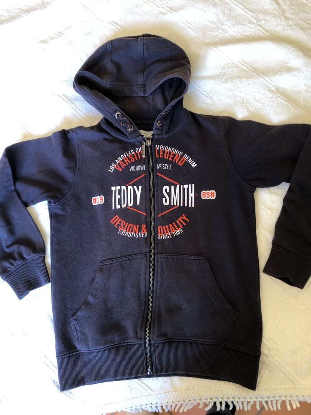 Gilet sweat tail 12 ans - Teddy Smith Vêtements enfants