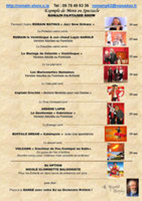   Un spectacle convivial, festif et drôle 