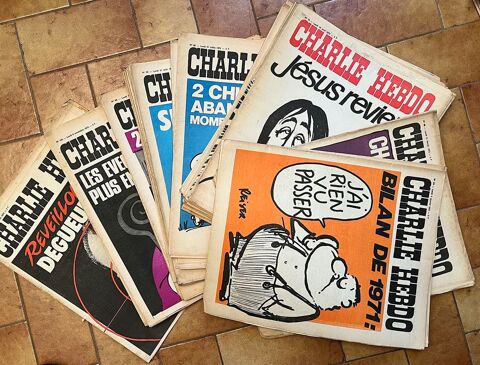 Lot 52 numéros de Charlie Hebdo - Année 1972  120 Ivry-sur-Seine (94)