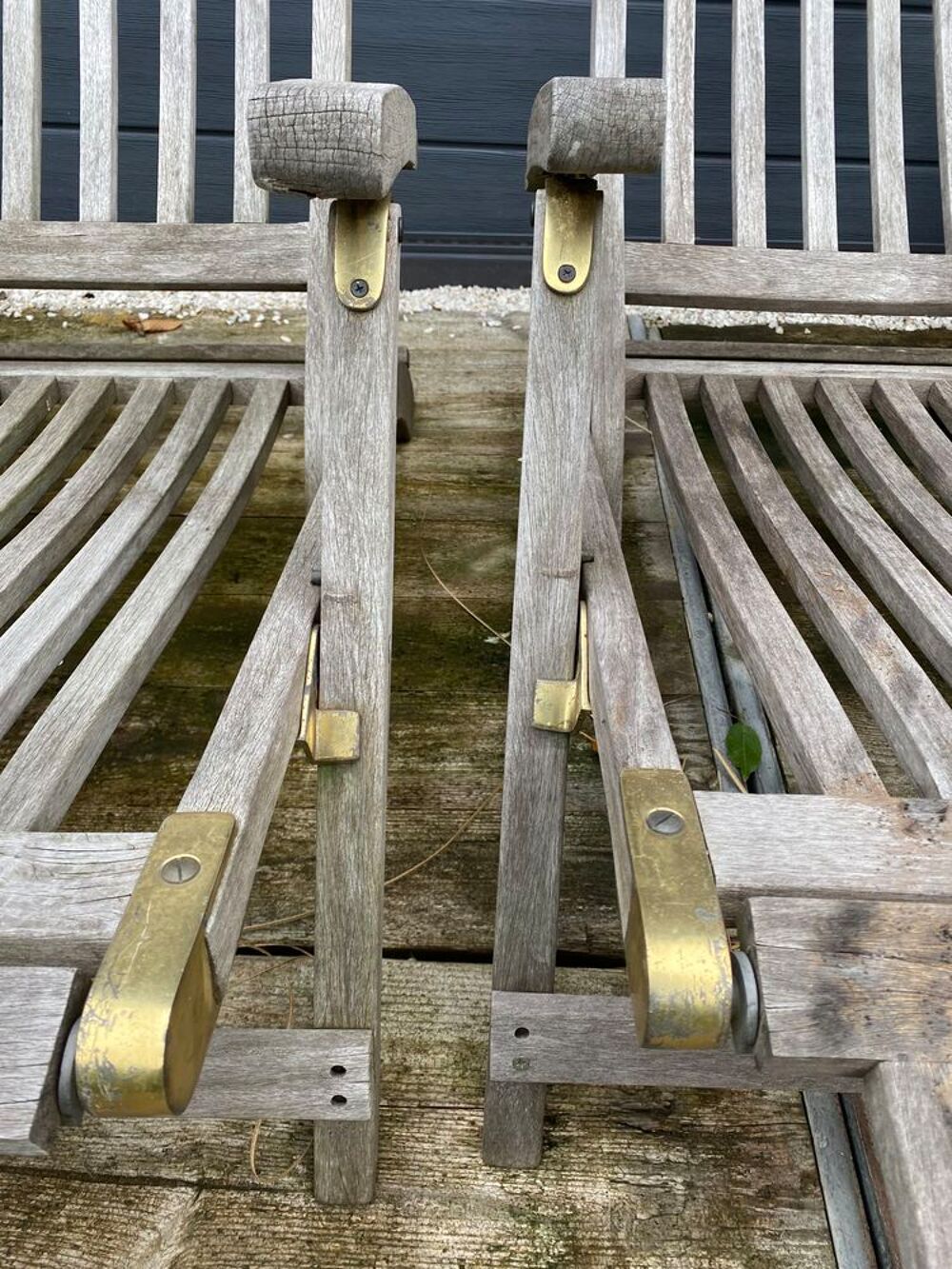Chaise longue teck clair de la marque GARDEN IMPRESSIONS Jardin