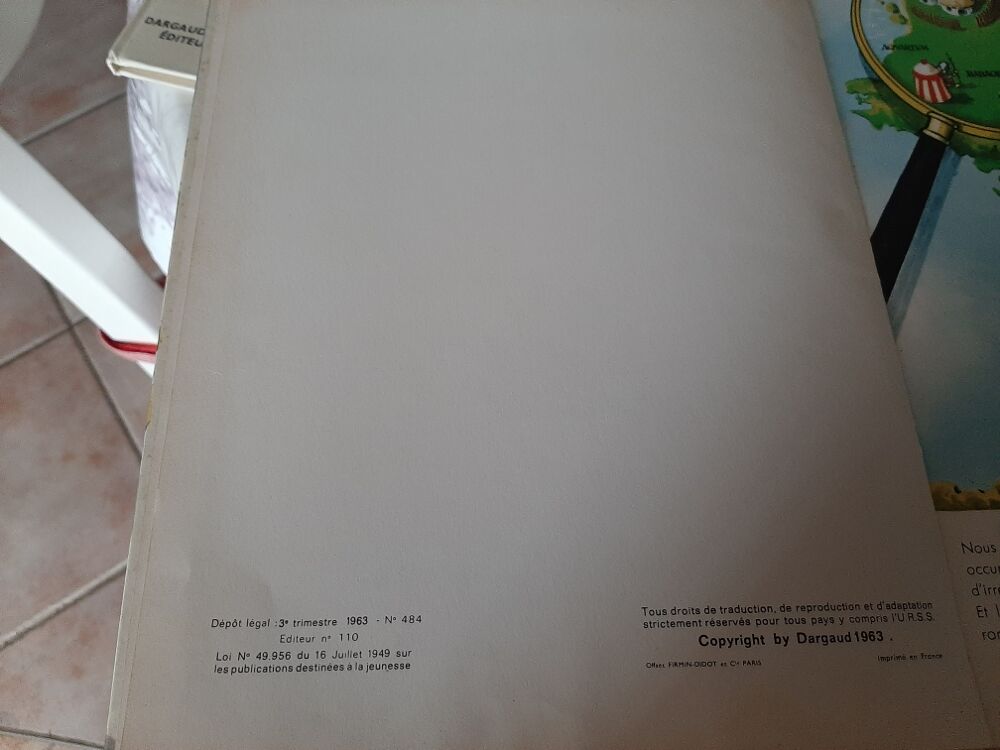 BD ASTERIX LA SERPE OR 1963 Livres et BD