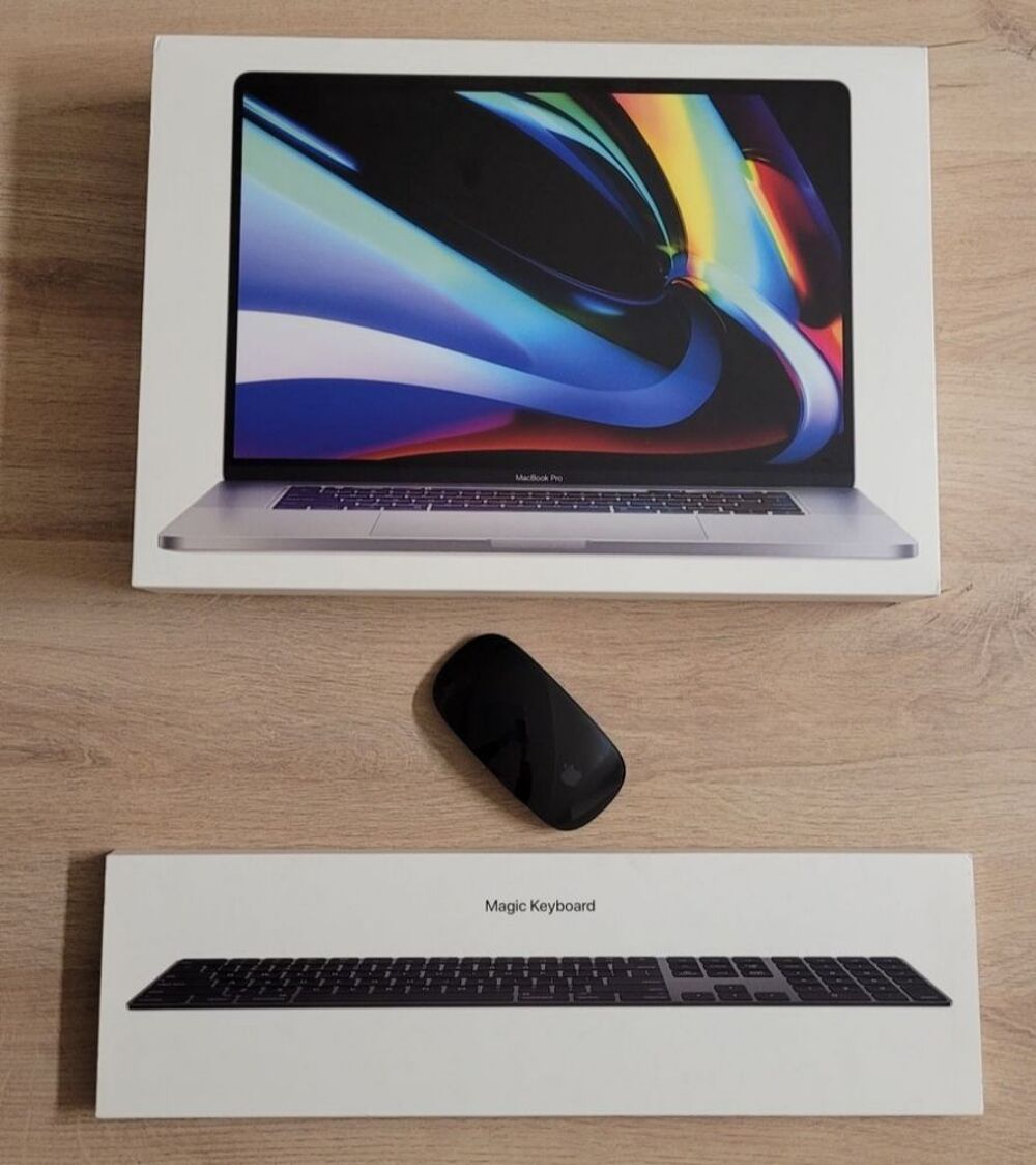 Apple MacBook Pro 16 i9 64GB SSD 2TB Ati 5500 8GB Matériel informatique