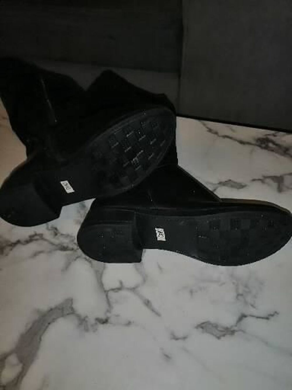 Bottes hautes noires femme Chaussures