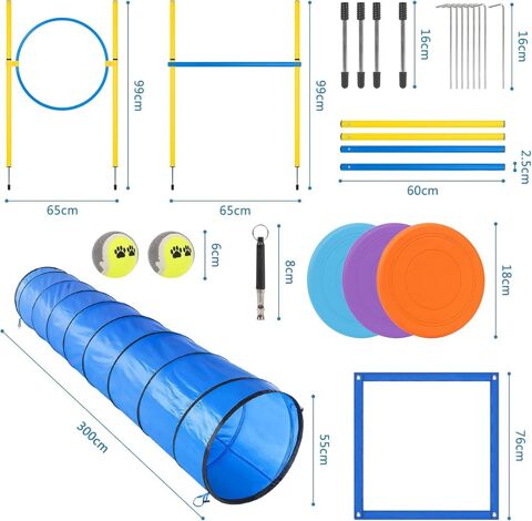 Kit d'agilit&eacute; pour chiens 10 17230 Saint-ouen-d'aunis