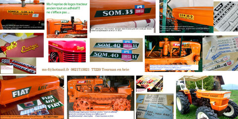 insigne pour capot de vieux engin agricole 1 Tournan-en-Brie (77)