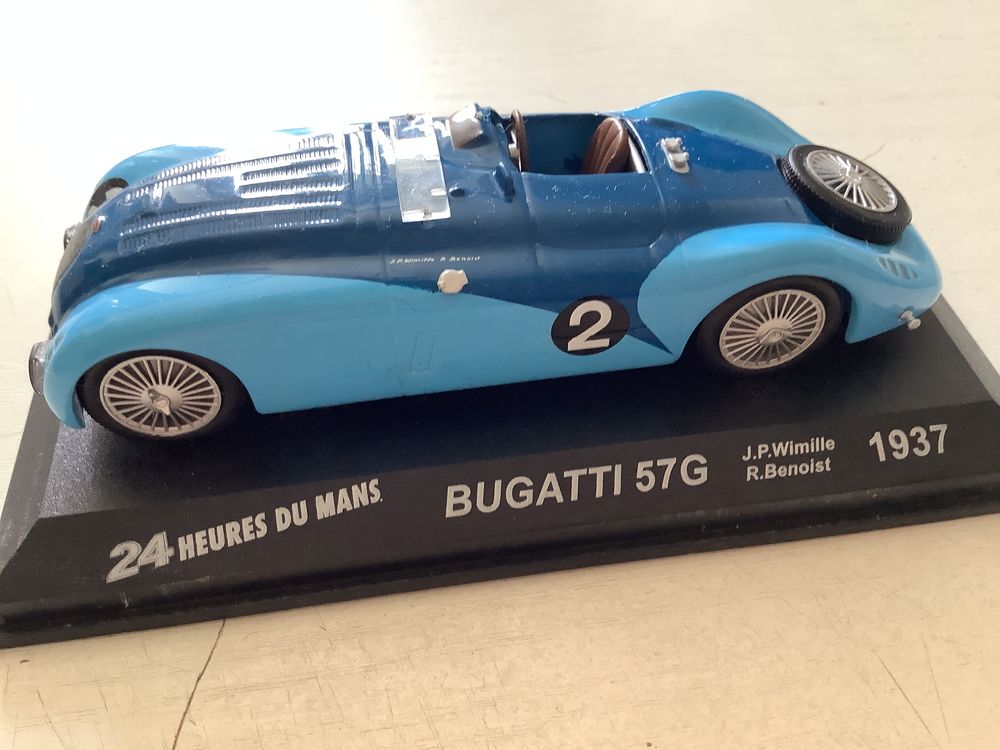 BUGATTI 57G 24H DU MANS 1937 1/43 voiture miniature 