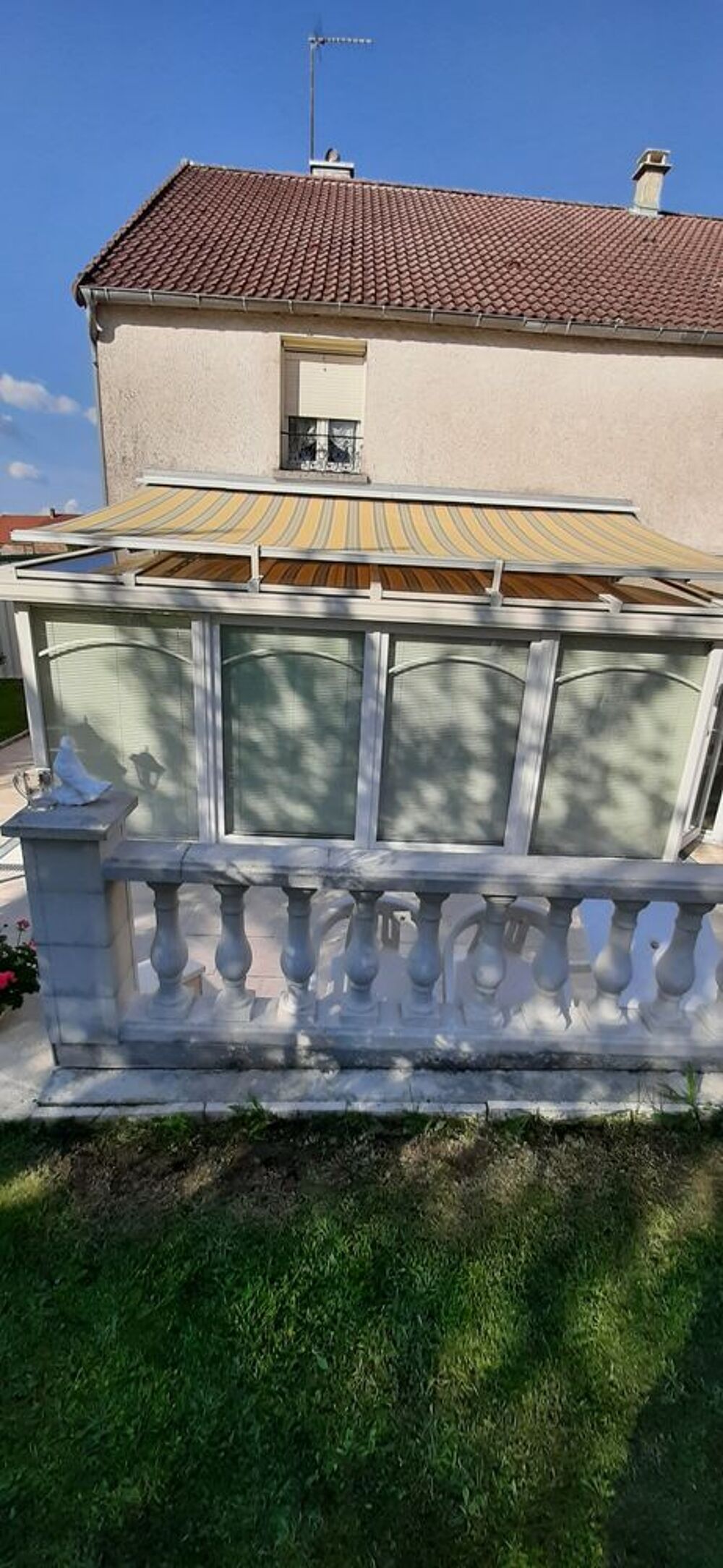 Store banne motoris&eacute; avec moteur somfy 6m&times;4m. Bricolage