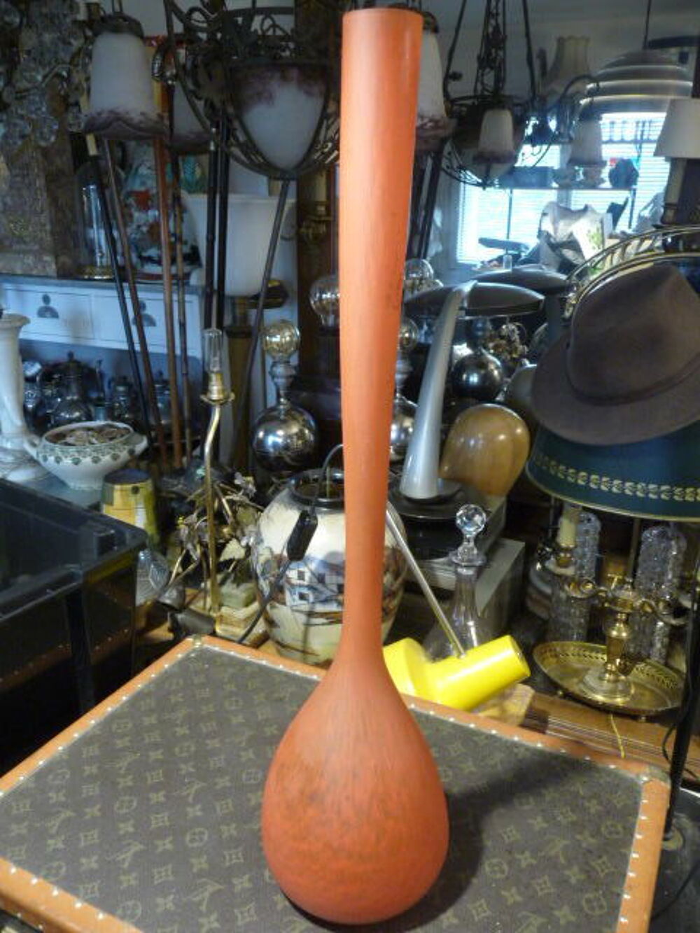 vase Soliflore Pate de Verre Décoration
