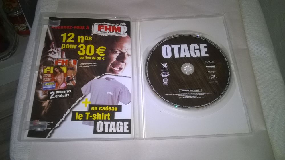 DVD Otage
Bruce Willis
2006
Excellent etat
Suite &agrave; une e DVD et blu-ray