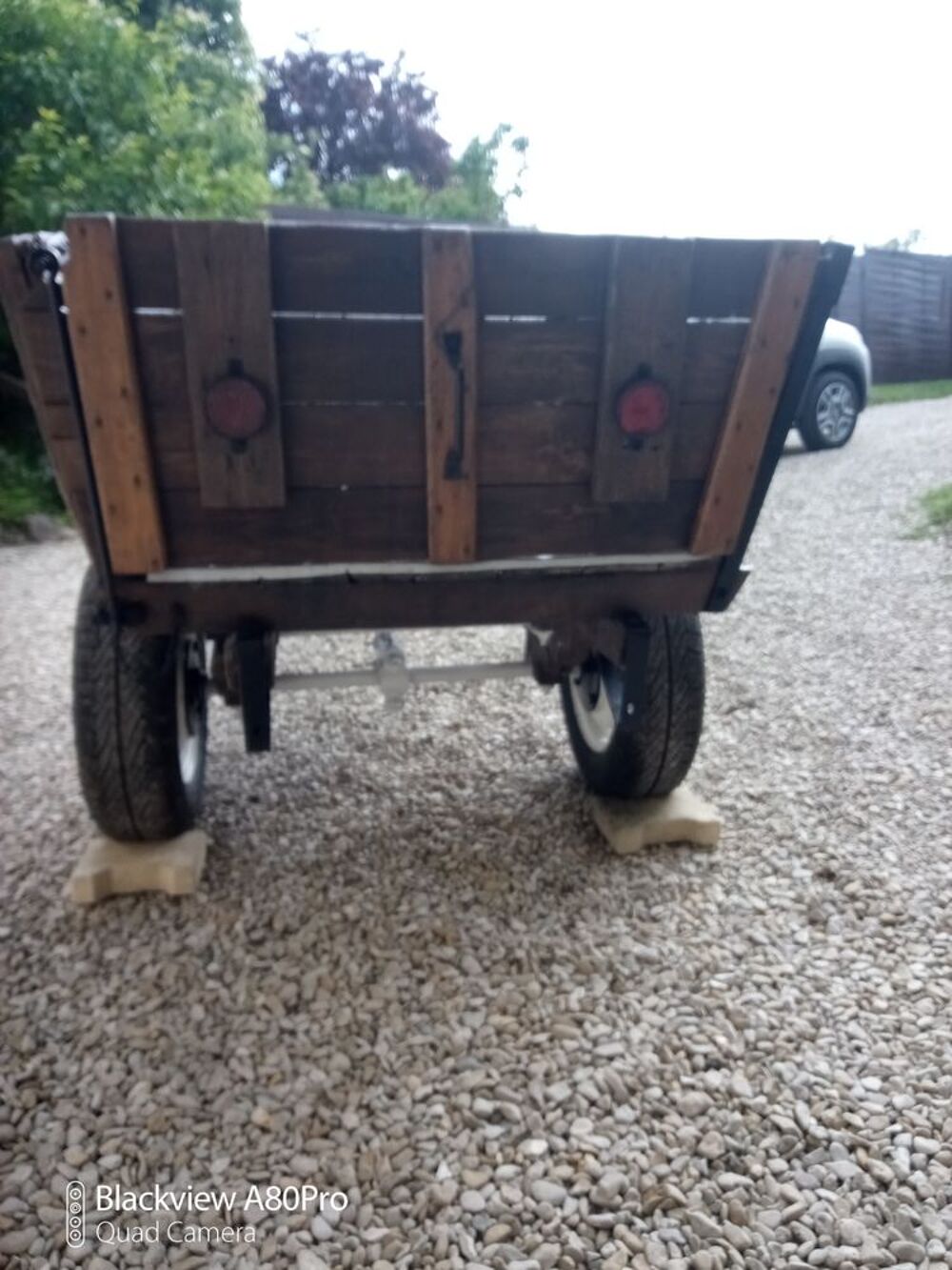Remorque/Tombereau pour motoculteur Jardin