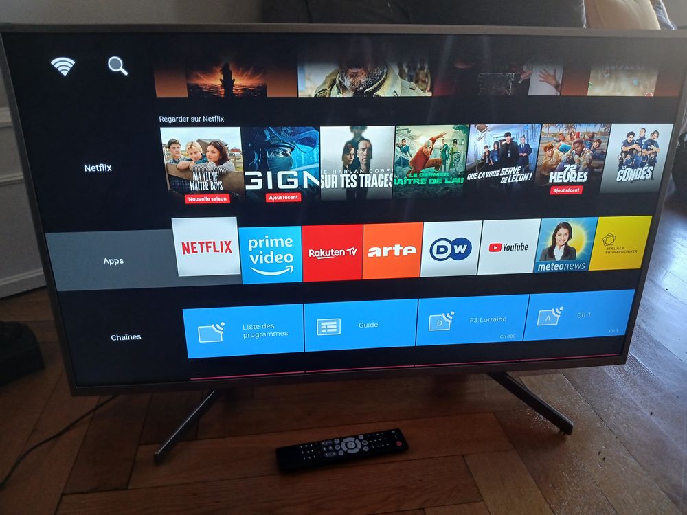 T&eacute;l&eacute;viseur Smart TV Sony (108 cm) ? (mod&egrave;le KD-43XG7077) Photos/Video/TV