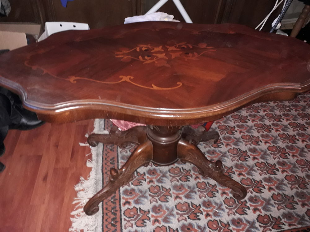 Table Violon dessus Marqueterie Meubles