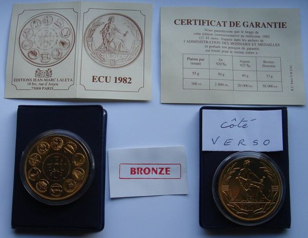 Achetez ecu européen occasion, annonce vente à La Rochelle (17) WB150827099