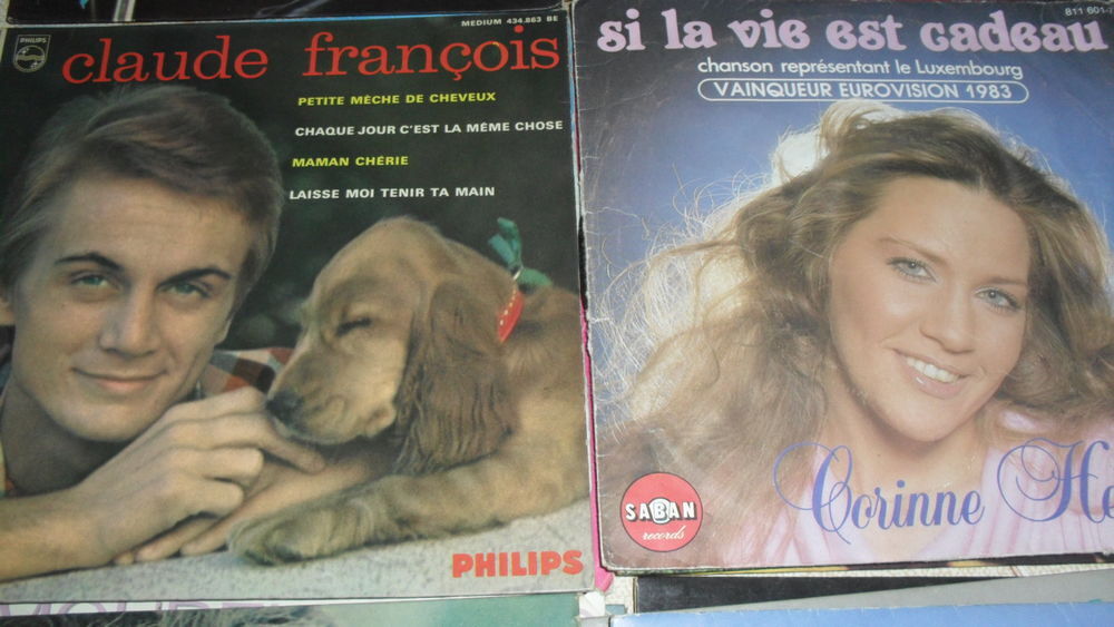 vinyles 33 et 45 tours avec pochettes Audio et hifi