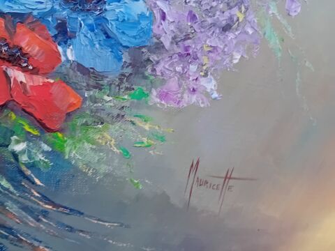 TABLEAU Bouquet de fleurs de MAURICETTE B. 500 Saint-Brieuc (22)