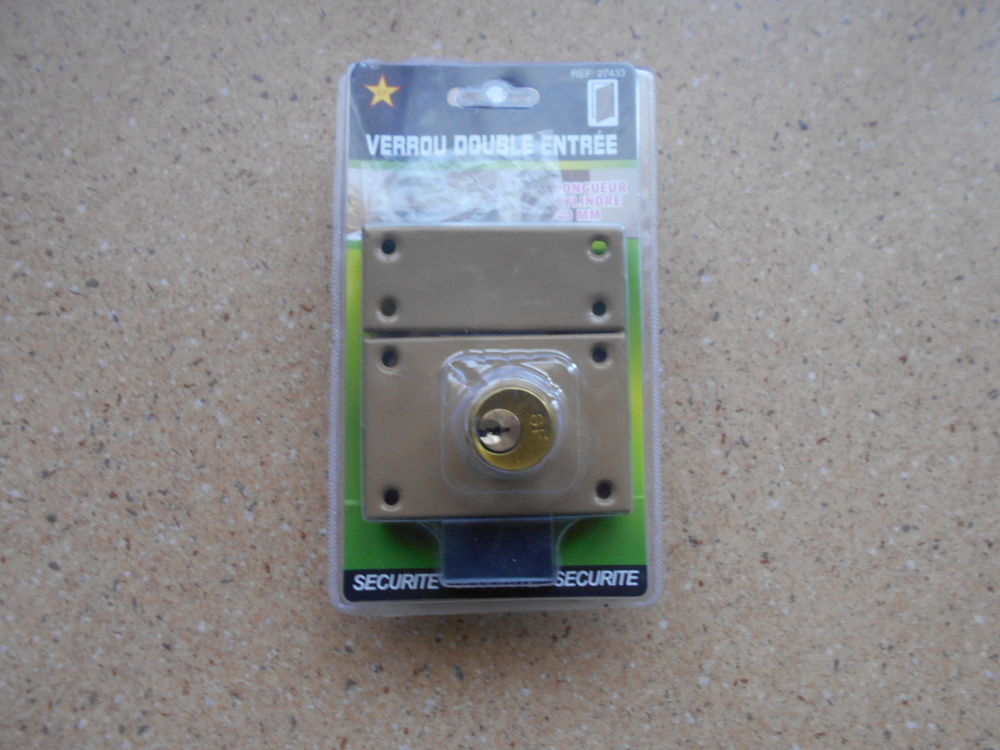 SERRURE S&eacute;curit&eacute; Double entr&eacute;e Bricolage