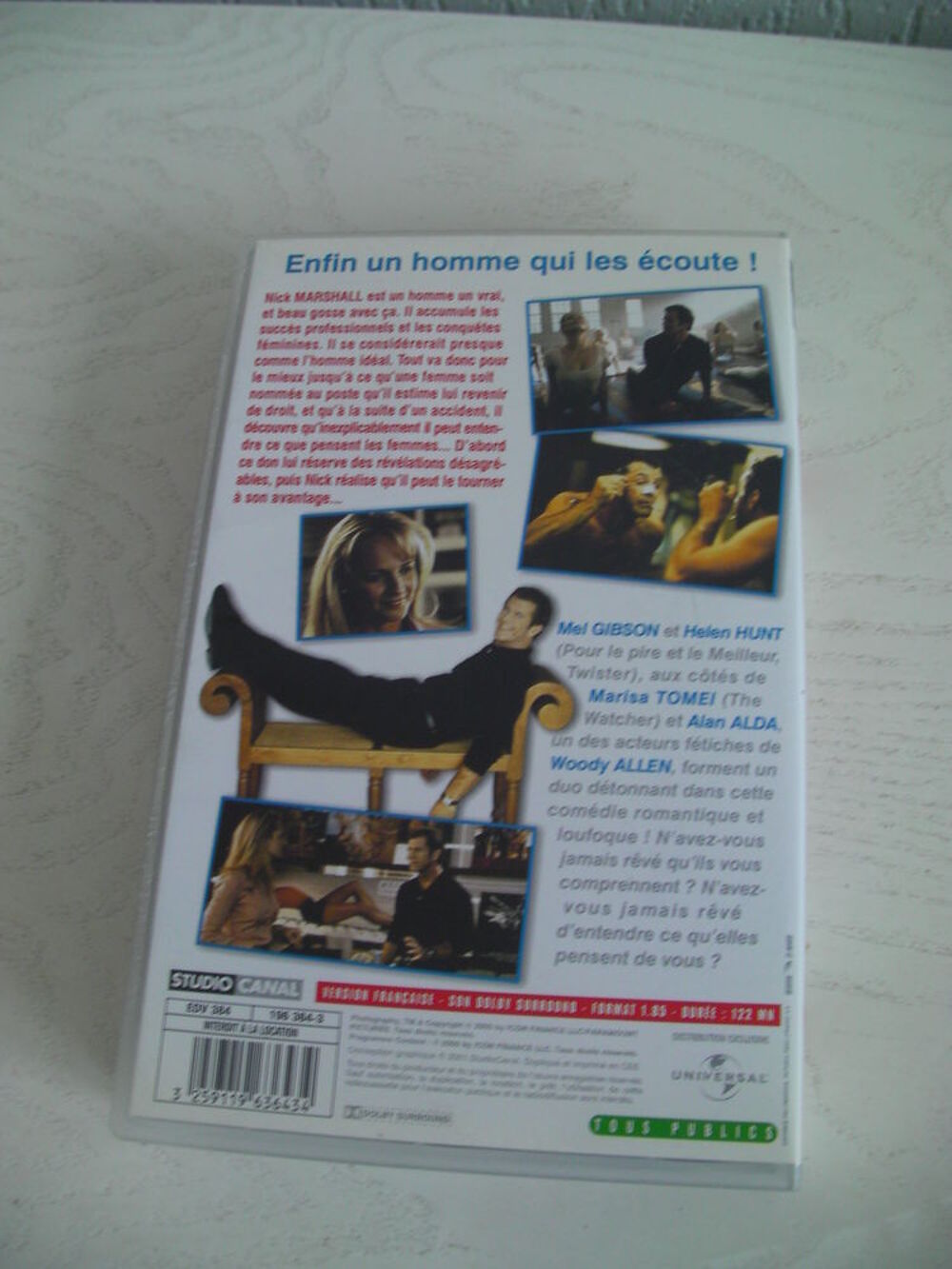 K7 VHS film &quot;CE QUE VEULENT LES FEMMES&quot; DVD et blu-ray