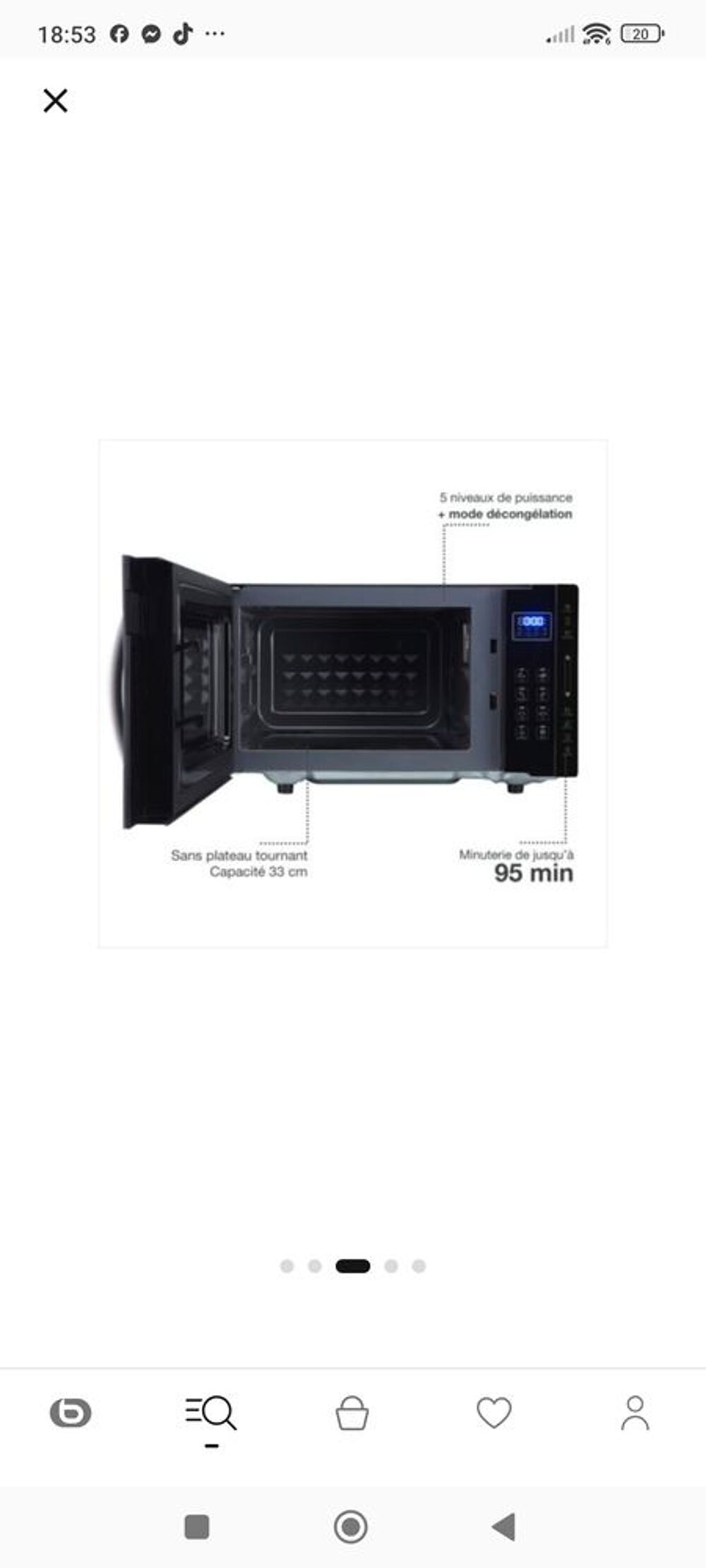 micro ondes Neuf Electroménager