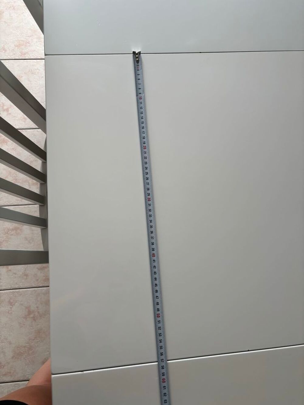Table &agrave; manger blanche pouvant faire 1m de long jusqu'&agrave; 2m70 IKEA Meubles